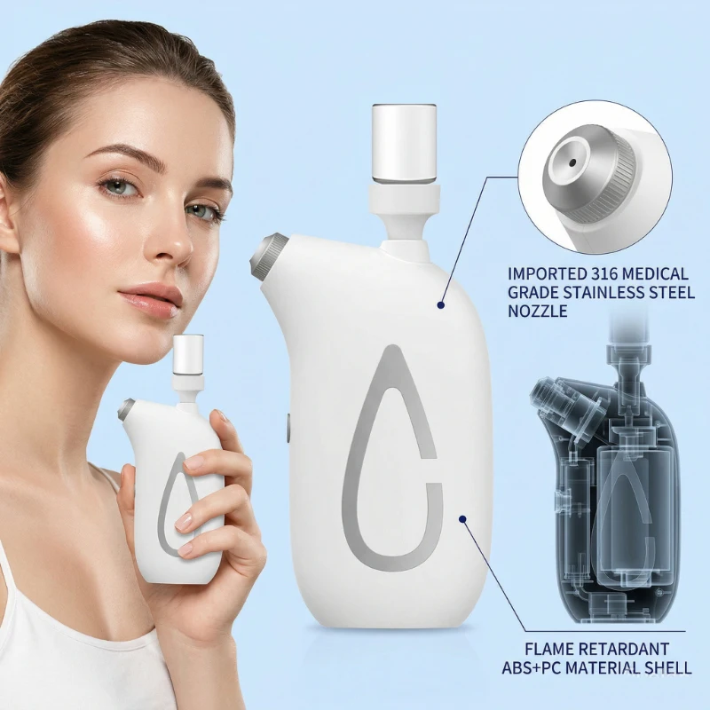 Facial Steamer Nano - Appareil de vapeur facial nano portable,