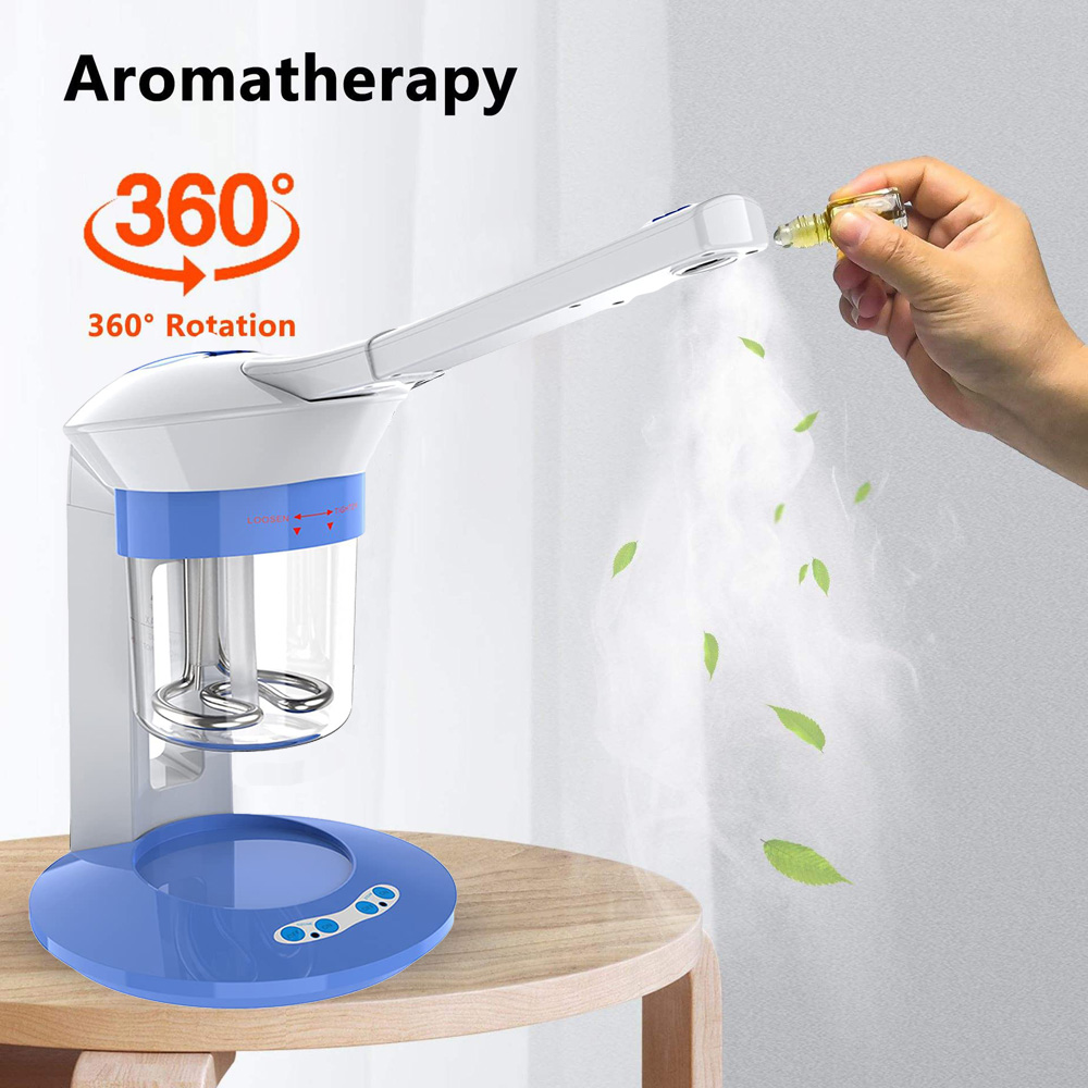 Facial Steamer Nano - Vaporisateur facial à ozone chaud, humidificateur,