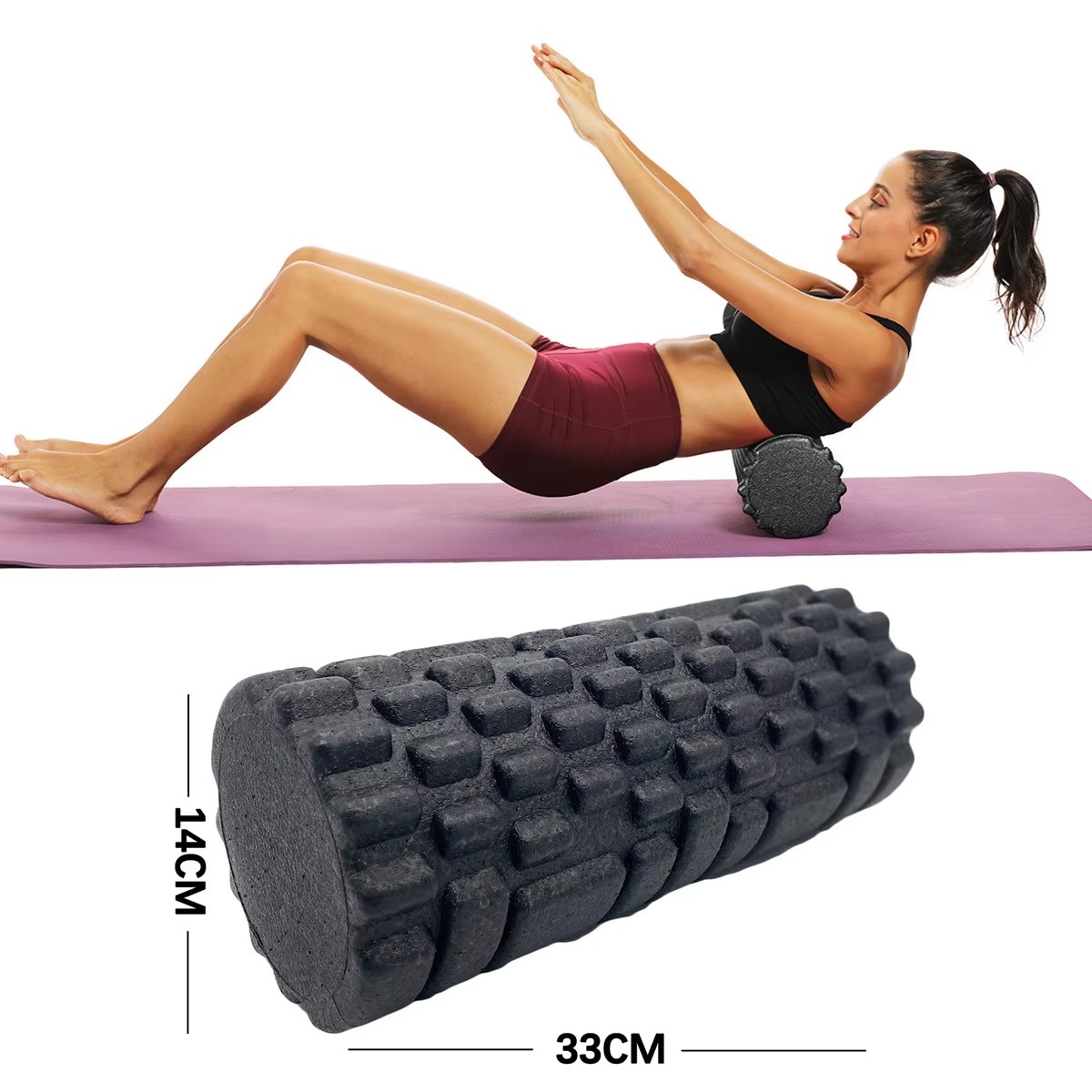 Spa And Wellness - 30/33cm Fitness rouleau de mousse Yoga